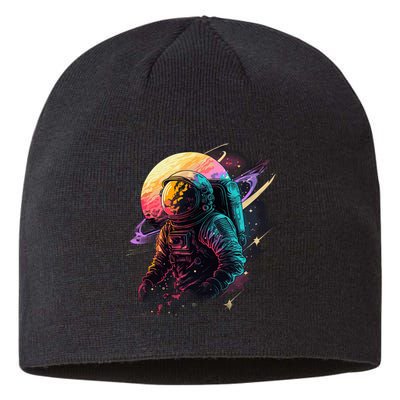 An Astronaut In Outer Space Sustainable Beanie