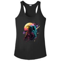 An Astronaut In Outer Space Ladies PosiCharge Competitor Racerback Tank