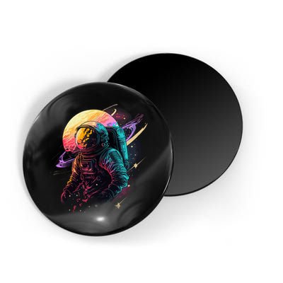 An Astronaut In Outer Space Magnet