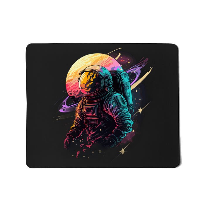 An Astronaut In Outer Space Mousepad