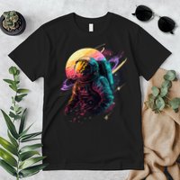 An Astronaut In Outer Space Premium T-Shirt