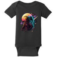 An Astronaut In Outer Space Baby Bodysuit