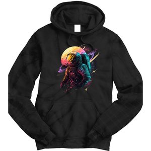 An Astronaut In Outer Space Tie Dye Hoodie