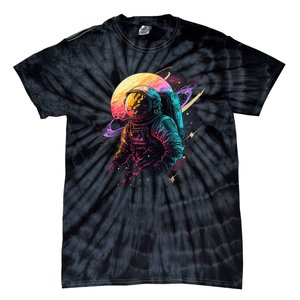 An Astronaut In Outer Space Tie-Dye T-Shirt