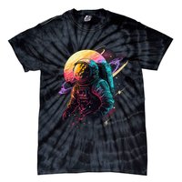 An Astronaut In Outer Space Tie-Dye T-Shirt