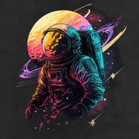 An Astronaut In Outer Space Trucker Hat