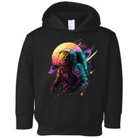 An Astronaut In Outer Space Toddler Hoodie