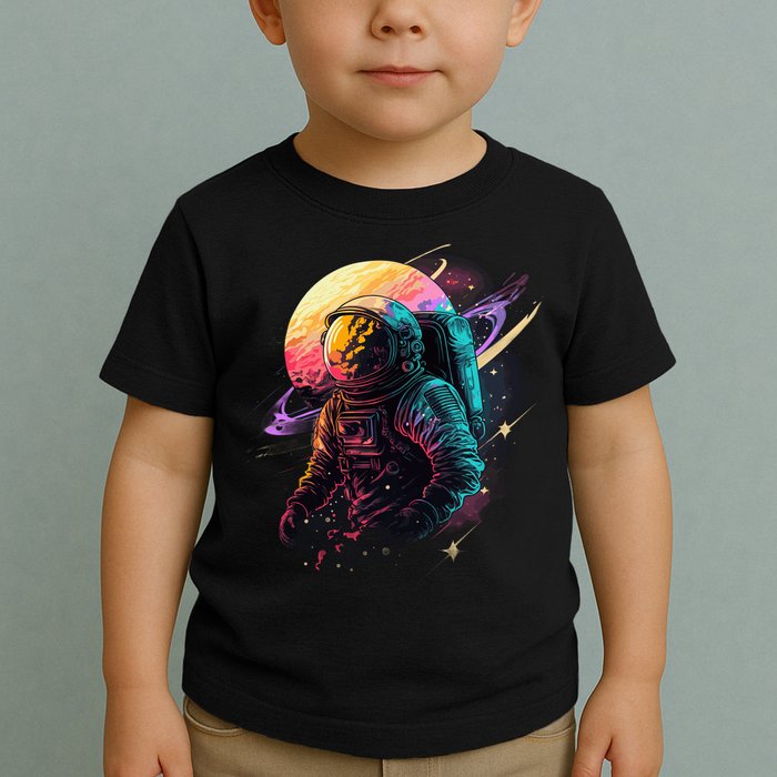 An Astronaut In Outer Space Toddler T-Shirt