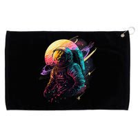 An Astronaut In Outer Space Grommeted Golf Towel