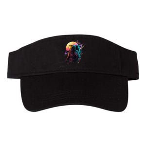 An Astronaut In Outer Space Valucap Bio-Washed Visor