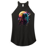 An Astronaut In Outer Space Women's Perfect Tri Rocker Tank