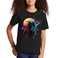 An Astronaut In Outer Space Kids T-Shirt