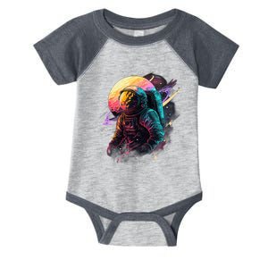 An Astronaut In Outer Space Infant Baby Jersey Bodysuit