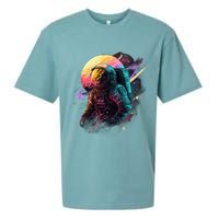 An Astronaut In Outer Space Sueded Cloud Jersey T-Shirt