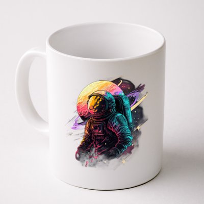 An Astronaut In Outer Space Coffee Mug