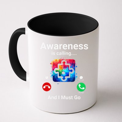 Autism Awareness Is Calling I Must Go Mug