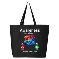 Autism Awareness Is Calling I Must Go 25L Jumbo Tote