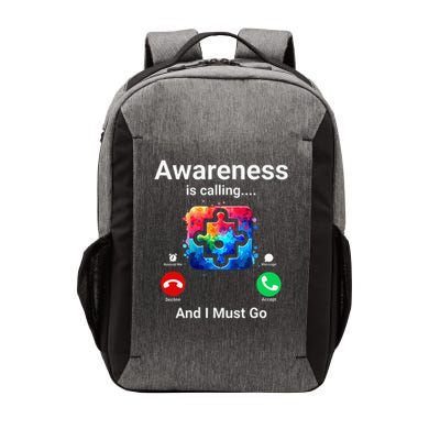 Autism Awareness Is Calling I Must Go Vector Backpack