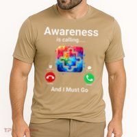 Autism Awareness Is Calling I Must Go Performance Shirt
