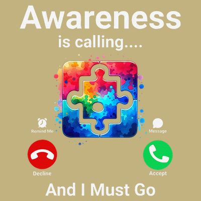 Autism Awareness Is Calling I Must Go T-Shirt