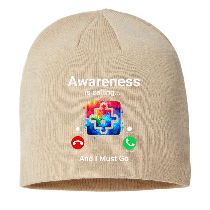 Autism Awareness Is Calling I Must Go Sustainable Beanie