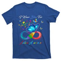 Autism Awareness I Wear Blue For Autism Family Support T-Shirt