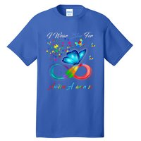 Autism Awareness I Wear Blue For Autism Family Support Tall T-Shirt