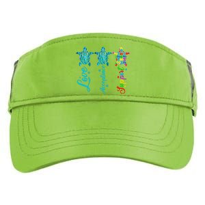 Autism Awareness Its Ok To Be Autism Different Turtle Gift Adult Drive Performance Visor