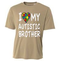 Autism Awareness I Love My Autistic Brother Cooling Performance Crew T-Shirt