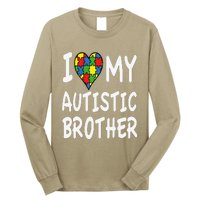 Autism Awareness I Love My Autistic Brother Long Sleeve Shirt