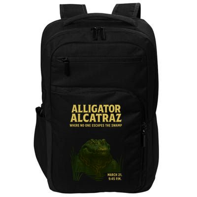 Alligator Alcatraz In Action Impact Tech Backpack