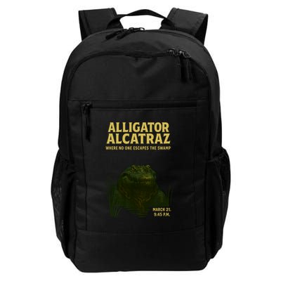 Alligator Alcatraz In Action Backpack
