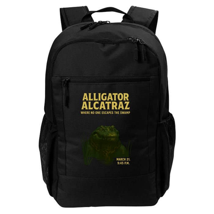 Alligator Alcatraz In Action Backpack