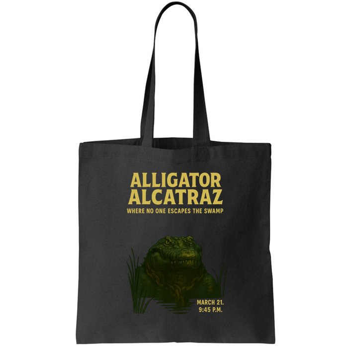 Alligator Alcatraz In Action Bag