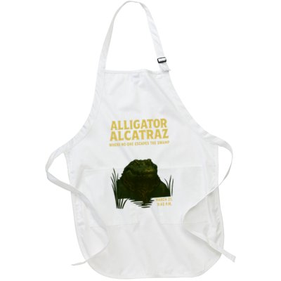 Alligator Alcatraz In Action Apron