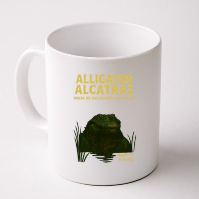 Alligator Alcatraz In Action Mug
