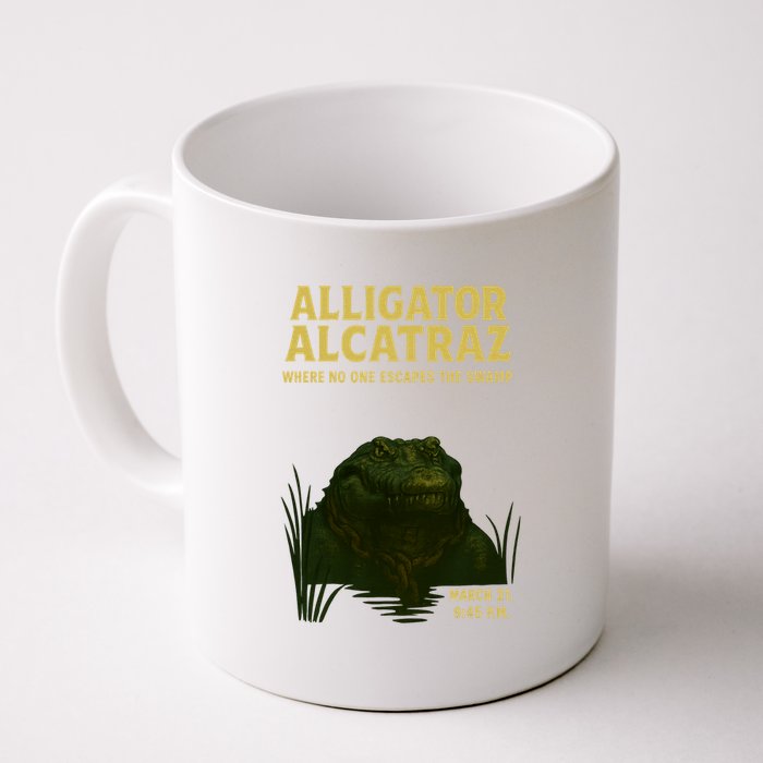 Alligator Alcatraz In Action Mug