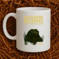 Alligator Alcatraz In Action Mug