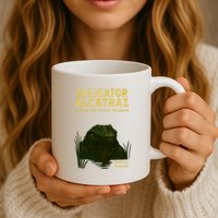 Alligator Alcatraz In Action Mug