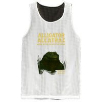 Alligator Alcatraz In Action Mesh Reversible Basketball Jersey Tank