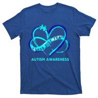 Autism Awareness - I Wear Blue For Autism Awareness Gifts T-Shirt