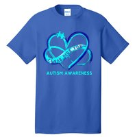 Autism Awareness - I Wear Blue For Autism Awareness Gifts Tall T-Shirt