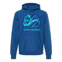 Autism Awareness - I Wear Blue For Autism Awareness Gifts Premium Hoodie