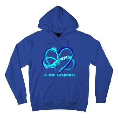 Autism Awareness - I Wear Blue For Autism Awareness Gifts Tall Hoodie