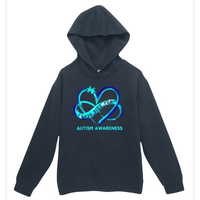 Autism Awareness - I Wear Blue For Autism Awareness Gifts Urban Pullover Hoodie