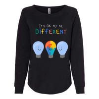 Autism Awareness It's ok to be Different Autism Awareness Womens California Wash Sweatshirt