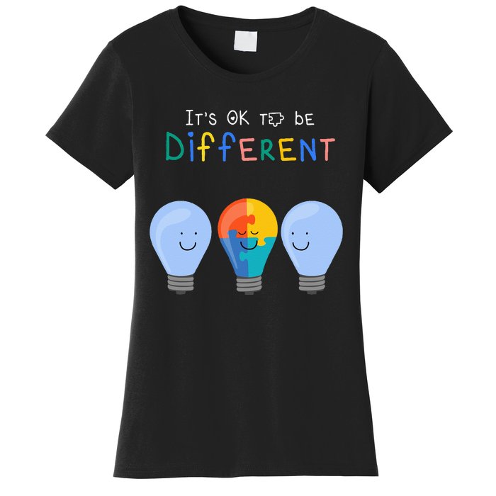 Autism Awareness It's ok to be Different Autism Awareness Women's T-Shirt