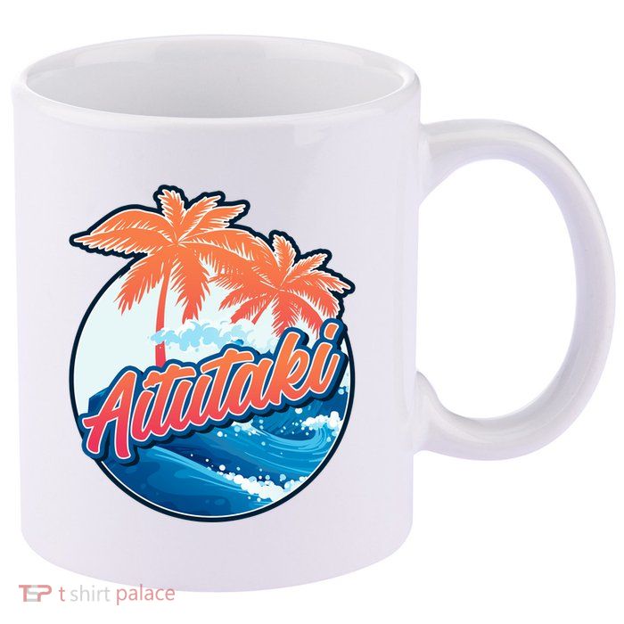 Aitutaki 11oz C Handle Ceramic Mug