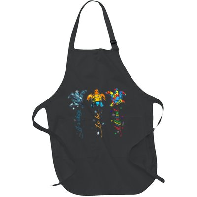 Autism Awareness Its Ok To Be Different Sea Turtle Planet Apron