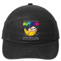Autism Awareness I Love Someone With Autism 7-Panel Snapback Hat